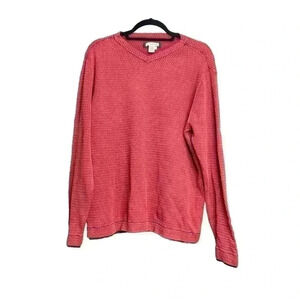 Carbon 2 Cobalt Mens V-Neck Sweater Size L